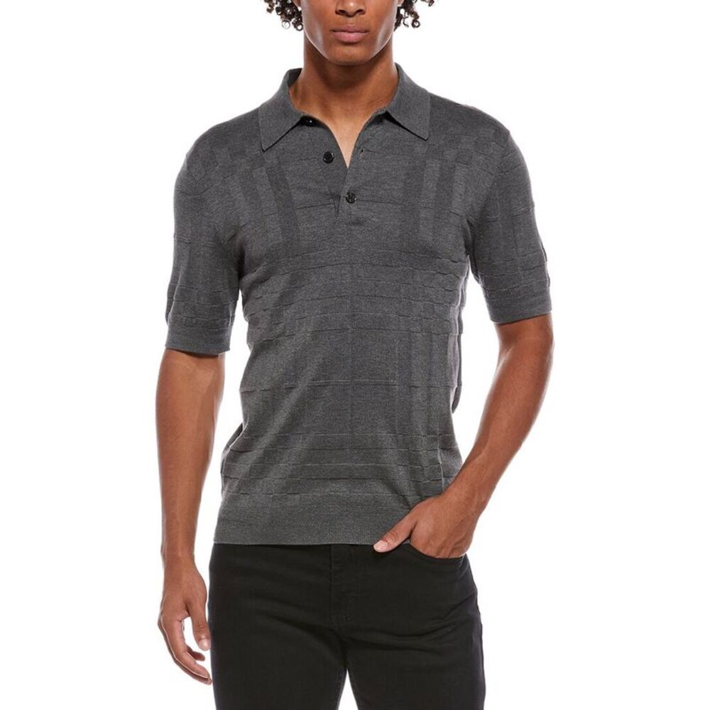 Burberry Mens Polo Shirt, Grey